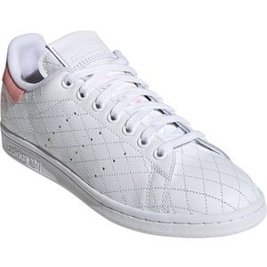 adidas Stan Smith Quilted Sneaker (women) 7.5M
White/White/Glory Pink, like new